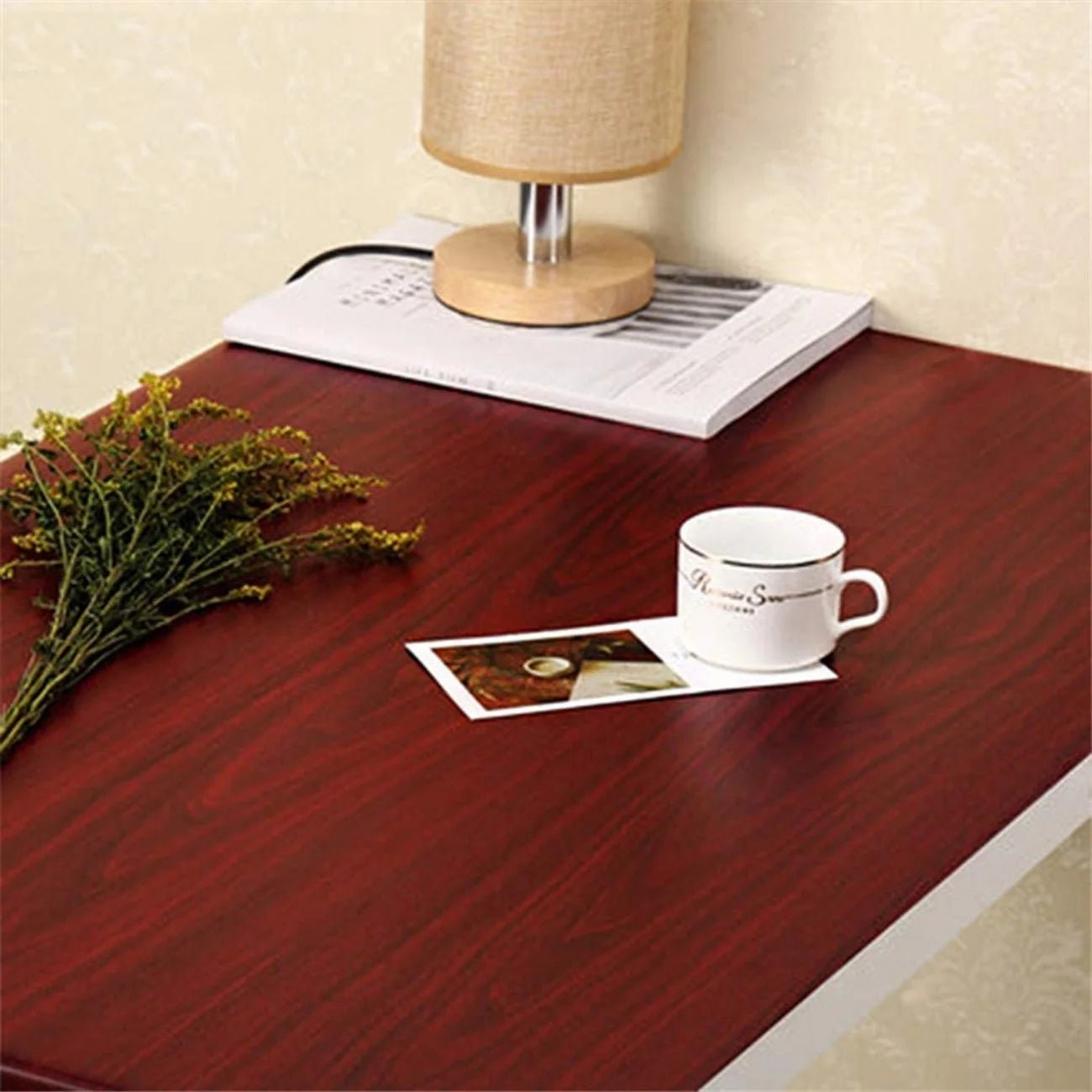 Self - Adhesive Wooden Sheet for Wallpaper, Furniture, Kitchen, Wardrobe, Decor Sheet | YM504 - Flashkart Pakistan