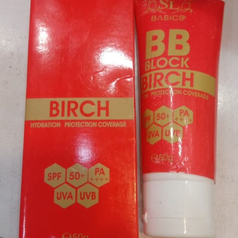 SL Basics BB Block SPF 50g – Tinted Sunscreen with Hydration, UV Protection & Flawless Coverage | Vitamin E & Lotus Extract - Flashkart Pakistan