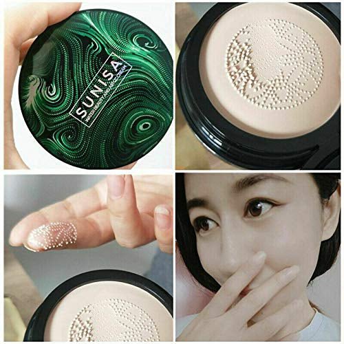 SUNISA foundation Base Original 3 In 1 | Air Cushion CC & Bb Cream | Waterproof Foundation | Moisturizing Liquid Foundation with Sponge - Flashkart Pakistan