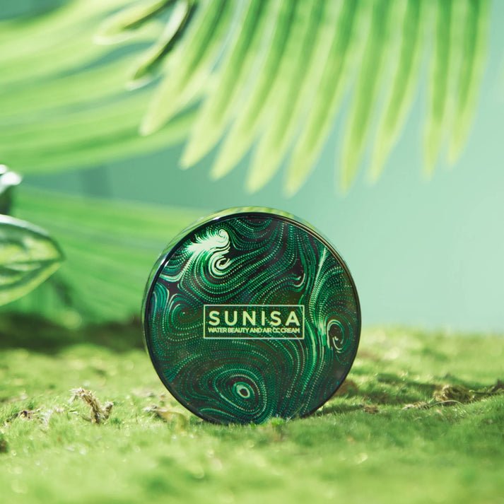 SUNISA foundation Base Original 3 In 1 | Air Cushion CC & Bb Cream | Waterproof Foundation | Moisturizing Liquid Foundation with Sponge - Flashkart Pakistan