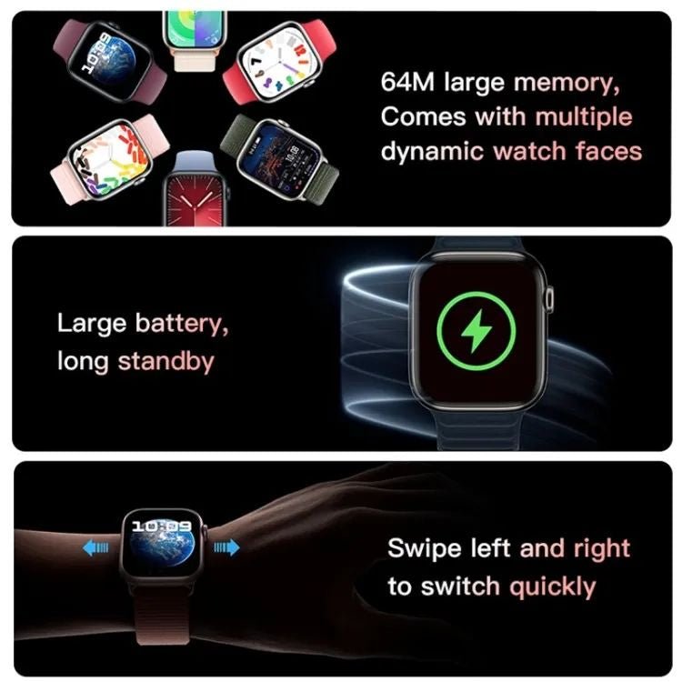 T900 Pro Max Watch Series 9 Smart Watch | 2.09″ IPS HD Big Screen | Smartwatch Magnetic Charging Bluetooth Call Sleep Monitoring - Flashkart Pakistan