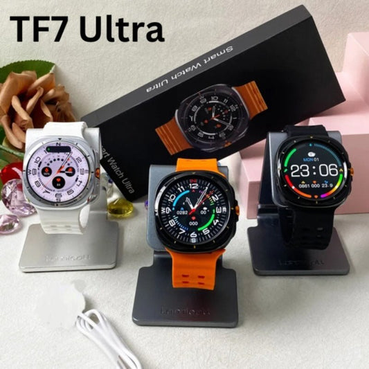 TF7 Ultra Smart Watch | Metal Body, AMOLED Display, Fitness & Health Tracker - Flashkart Pakistan