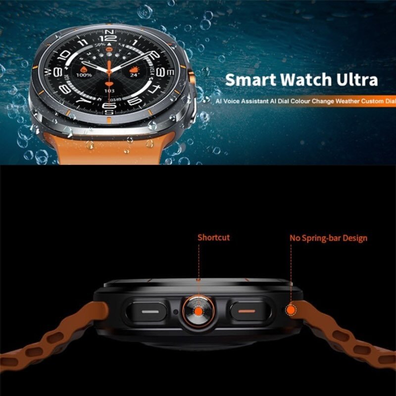 TF7 Ultra Smart Watch | Metal Body, AMOLED Display, Fitness & Health Tracker - Flashkart Pakistan