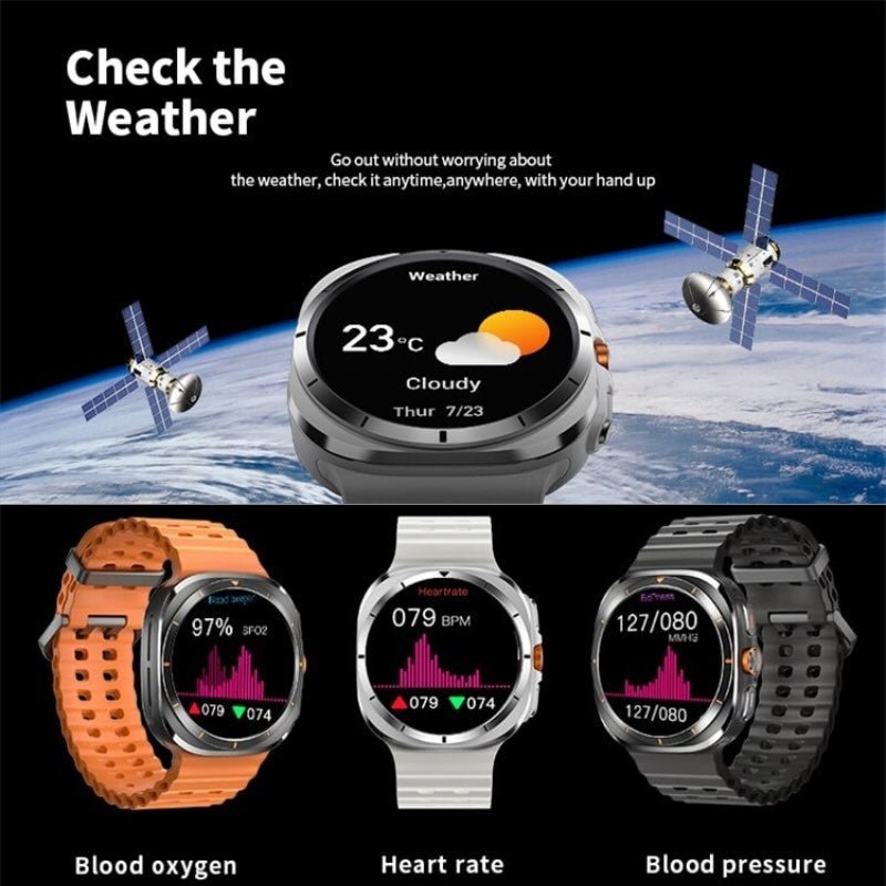 TF7 Ultra Smart Watch | Metal Body, AMOLED Display, Fitness & Health Tracker - Flashkart Pakistan