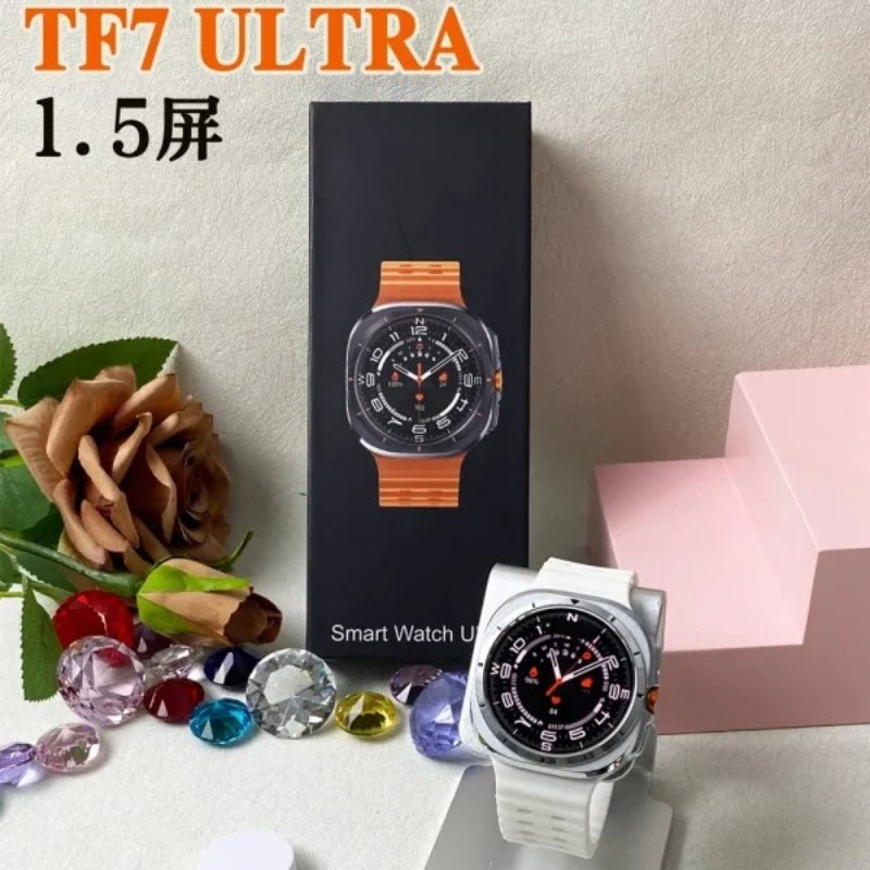 TF7 Ultra Smart Watch | Metal Body, AMOLED Display, Fitness & Health Tracker - Flashkart Pakistan