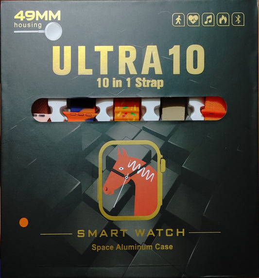 Ultra 10 Smartwatch | 10 in 1 Series 8 big 2.0′ HD Screen - Flashkart Pakistan