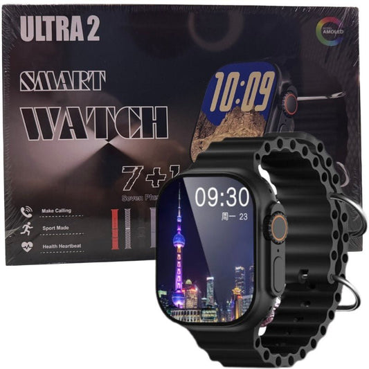 Ultra 2 Smart Watch – 7 Straps Edition | Bluetooth Call | Fitness & Health Tracker - Flashkart Pakistan