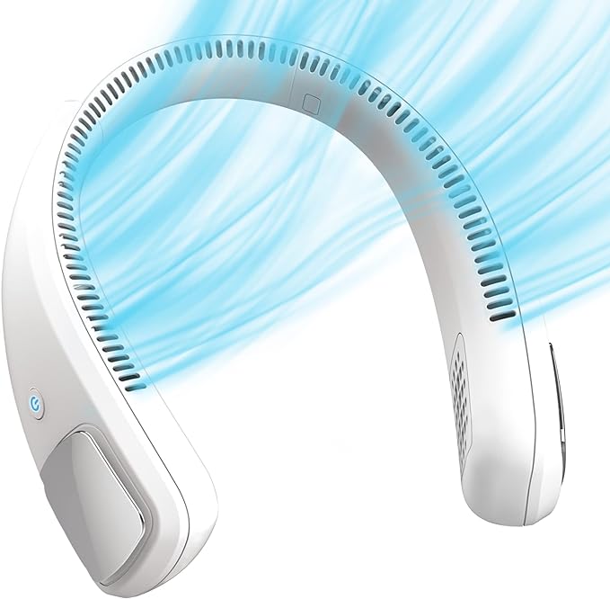 Wearable Neck Fan & Air Purifier | Arctic Air Freedom | USB Rechargeable 3 - Speed Personal Cooler for Indoor & Outdoor Use | Random Color - Flashkart Pakistan