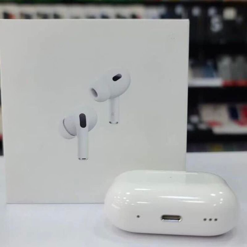 White AirPods Pro 2 | 2nd Generation | Seamless Sound & Smart Features - Flashkart Pakistan